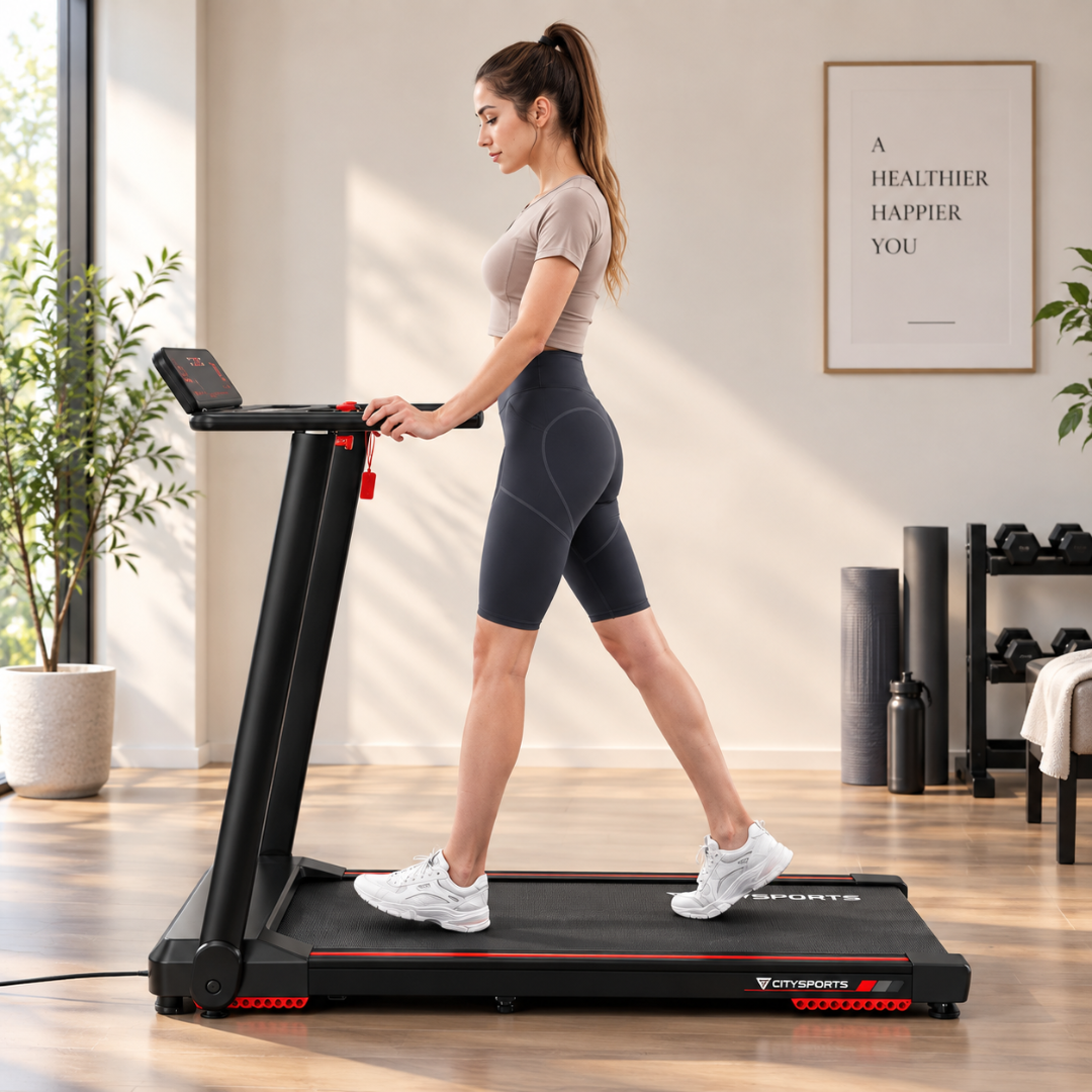 Stridwell – Klappbares Laufband mit Geschwindigkeiten bis zu 12 km/h