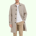 Julian – Klassischer Herren Übergangsmantel in Beige