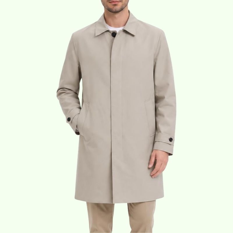 Julian – Klassischer Herren Übergangsmantel in Beige