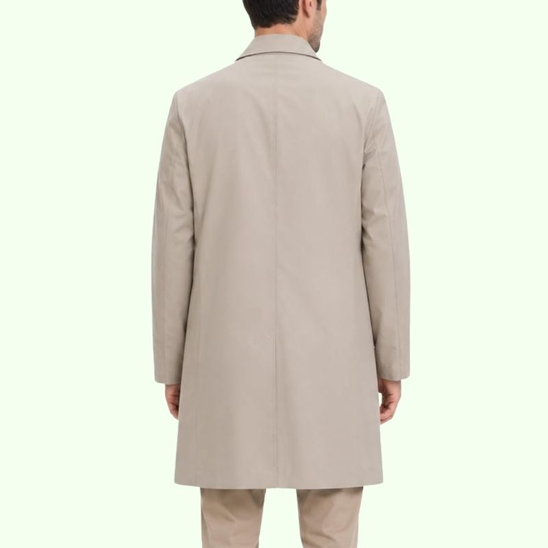 Julian – Klassischer Herren Übergangsmantel in Beige