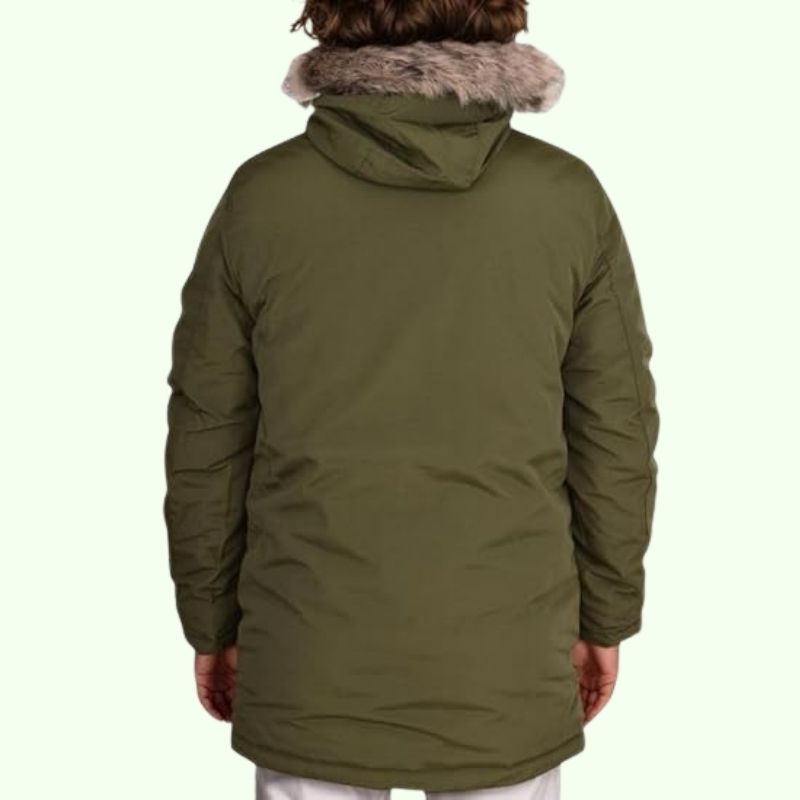 Jonas – Robuster Herren Winterparka mit Kunstfellkapuze