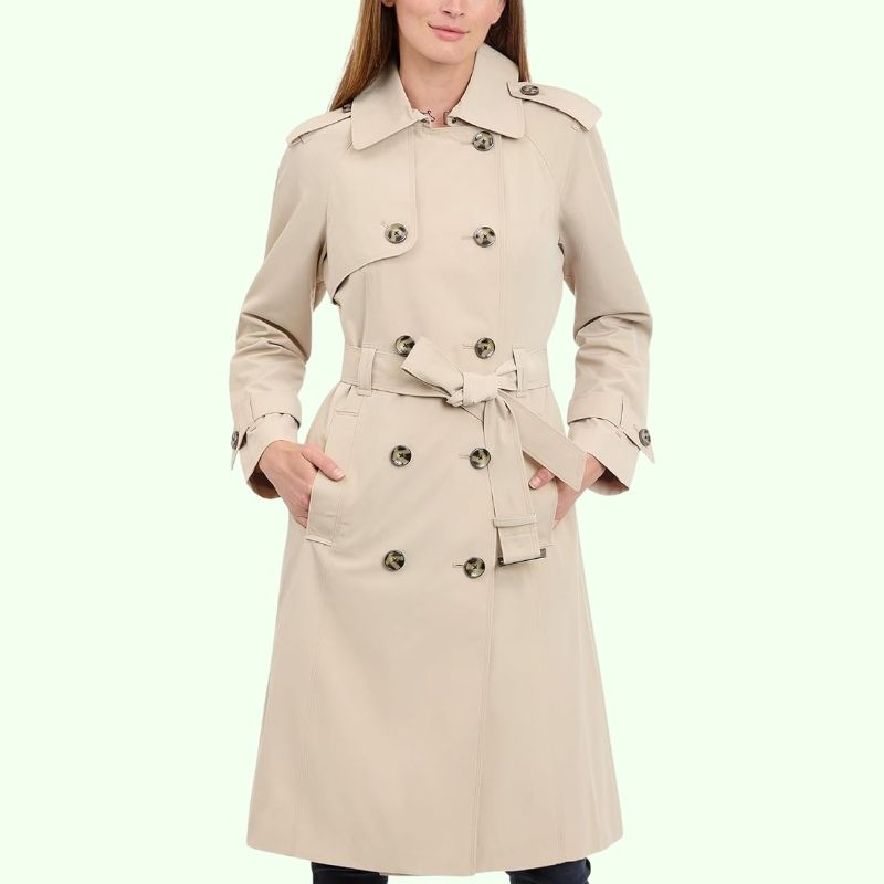 Sophie – Klassischer Damen Trenchcoat mit Bindegürtel