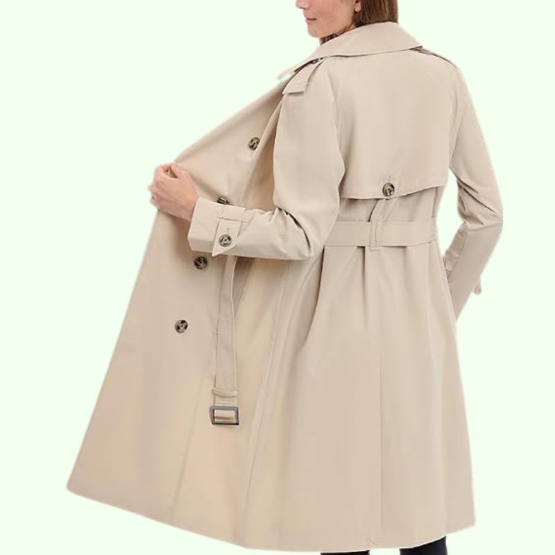 Sophie – Klassischer Damen Trenchcoat mit Bindegürtel